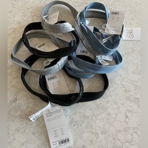 Brand new with tags! Lot of 9. Each elastic headband retails for $12